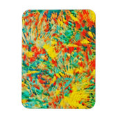 Rainbow Fireworks Celebration Art Abstract Magneet (Verticaal)