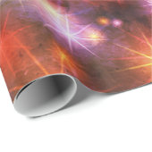 Rainbow Fireworks Colorful Festive-kerststerren Cadeaupapier (Rol Hoek)