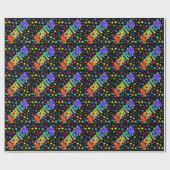 Rainbow First Name "ASHTON" + sterren Cadeaupapier (Vlak)