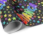 Rainbow First Name "BIANCA" + sterren Cadeaupapier (Rol Hoek)