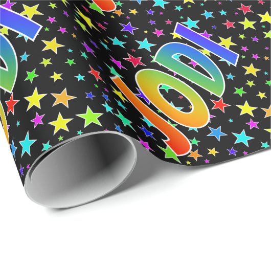 Rainbow First Name "JODI" + sterren Cadeaupapier (Rol Hoek)