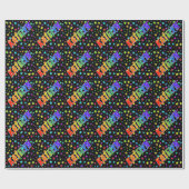 Rainbow First Name "KATELYN" + sterren Cadeaupapier (Vlak)