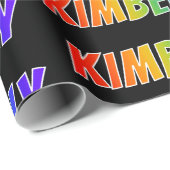 Rainbow First Name "KIMBERLY" (KIMBERLY); vun & kl Cadeaupapier (Rol Hoek)