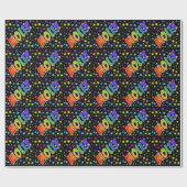 Rainbow First Name "MOLLY" + sterren Cadeaupapier (Vlak)