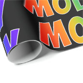 Rainbow First Name "MOLLY" (Voornaam voor regenboo Cadeaupapier (Rol Hoek)