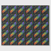 Rainbow First Name "PAISLEY" + sterren Cadeaupapier (Vlak)