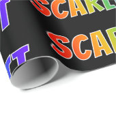 Rainbow First Name "SCARLETT"; vun & kleurrijk Cadeaupapier (Rol Hoek)