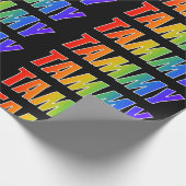 Rainbow First Name "TAMMY" (Voornaam van de regenb Cadeaupapier (Hoek)
