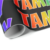 Rainbow First Name "TAMMY" (Voornaam van de regenb Cadeaupapier (Rol Hoek)