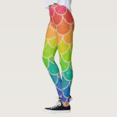 Rainbow Fish / Dragon / Dino Scales Leggings Pride (Links)