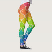 Rainbow Fish / Dragon / Dino Scales Leggings Pride (Rechts)