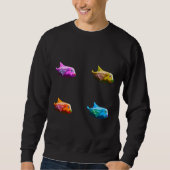 Rainbow Fish Face Trui (Voorkant)