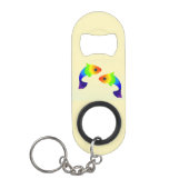 Rainbow Fish Keyring Bottle Opener Mini Flessenopener (Voorkant)