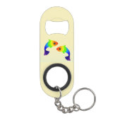 Rainbow Fish Keyring Bottle Opener Mini Flessenopener (Achterkant)