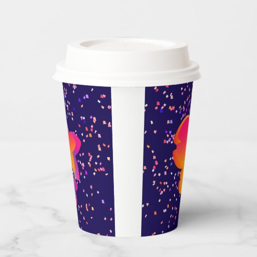 Rainbow Fish Kids Verjaardag Papieren Bekers (Links)