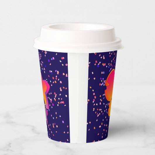 Rainbow Fish Kids Verjaardag Papieren Bekers (Rechts)