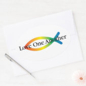 Rainbow Fish Love Sticker (Envelop)