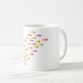 Rainbow Fish Migration Coffee Cup Koffiemok (Voorkant rechts)