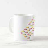 Rainbow Fish Migration Coffee Cup Koffiemok (Voorkant links)