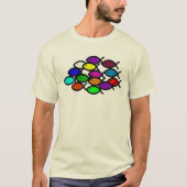 RAINBOW FISH. T-SHIRT (Voorkant)