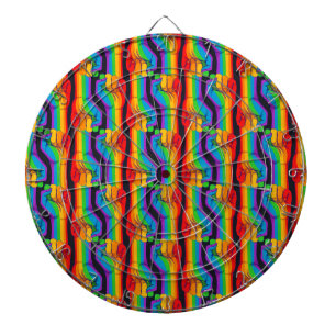 Rainbow Fist Pattern Dartbord
