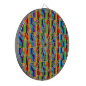Rainbow Fist Pattern Dartbord (Voorkant Links)