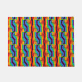 Rainbow Fist Pattern Deurmat (Voorkant)