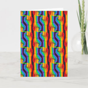 Rainbow Fist Pattern Kaart