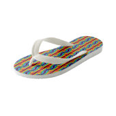 Rainbow Fist Pattern Kinder Teenslippers (Schuin)