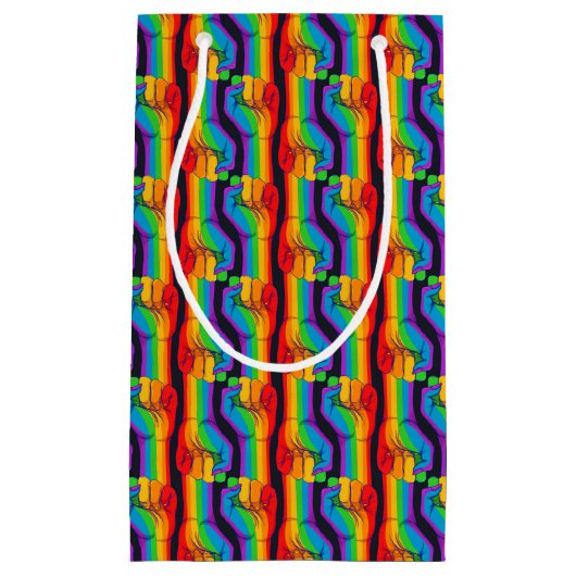 Rainbow Fist Pattern Klein Cadeauzakje (Voorkant)