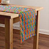 Rainbow Fist Pattern Korte Tafelloper (Voorbeeld)