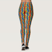 Rainbow Fist Pattern Leggings (Achterkant)