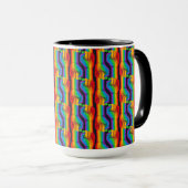 Rainbow Fist Pattern Mok (Voorkant rechts)