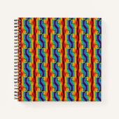 Rainbow Fist Pattern Notitieboek (Voorkant)