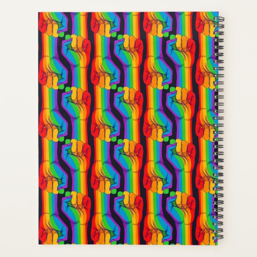Rainbow Fist Pattern Planner (Achterkant)