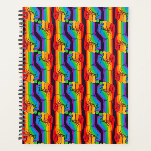 Rainbow Fist Pattern Planner (Voorkant)