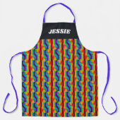 Rainbow Fist Pattern Schort (Voorkant)