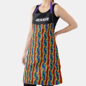Rainbow Fist Pattern Schort (Insitu)