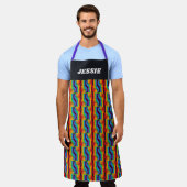 Rainbow Fist Pattern Schort (Gedragen)