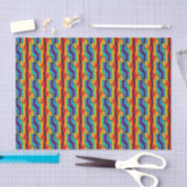 Rainbow Fist Pattern Tissuepapier (Craft)