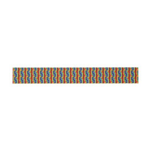 Rainbow Fist Pattern Uitnodigingen Wikkel (Vlak)