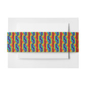 Rainbow Fist Pattern Uitnodigingen Wikkel (Voorkant Voorbeeld)