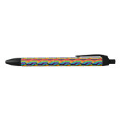 Rainbow Fist Pattern Zwarte Inkt Pen (Bovenkant)
