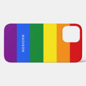Rainbow Flag aangepaste naam telefoongesprekken Case-Mate iPhone Case (Achterkant (horizontaal))