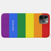 Rainbow Flag aangepaste naam telefoongesprekken Case-Mate iPhone Case (Achterkant (horizontaal))
