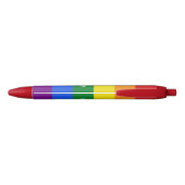 Rainbow Flag aangepaste naampennen Blauwe Inkt Pen (Achterkant)