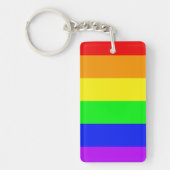 Rainbow Flag Armbanduhr Sleutelhanger (Voorkant)