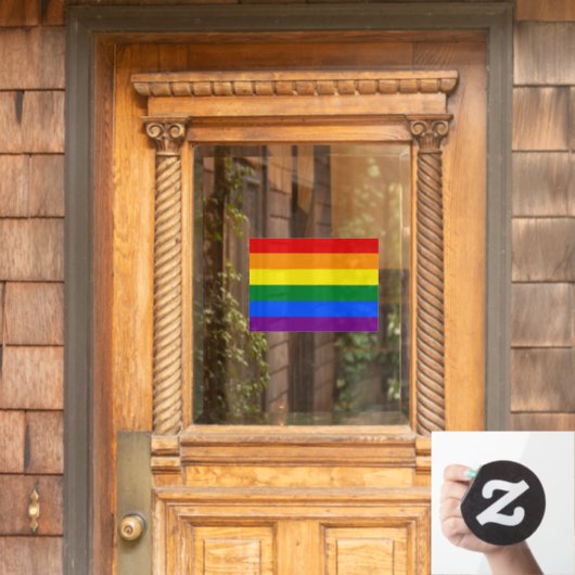 Rainbow Flag beroemd gemaakt door LGBT & Pride Raamsticker (Huis Deur)
