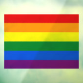 Rainbow Flag beroemd gemaakt door LGBT & Pride Raamsticker (Vel 3)