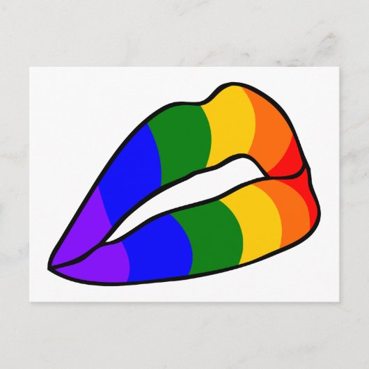 RAINBOW FLAG BRIEFKAART (Voorkant)